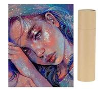 DCIDBEI Cuadros para Pintar por Numeros Chica Elfo 30x40 cm Cuadro 5D Diamantes Chica Universo Pintura Diamante Niña Cuadros Punto de Diamante para Niña Dibujos con Diamantes Niñas Mosaicos