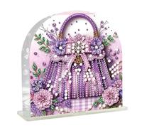 DCIDBEI Dispensador Servilletas Papel Pintura de Diamantes 15x15 cm Diamond Painting Soporte para Servilletas Toallero Caja Pañuelos para Encimeras de Cocina Mesas de Comedor Bolsa