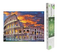 DCIDBEI DIY 5D Diamond Painting Coliseo 50x40 cm Pintura por Números Adulto Coliseo Lienzo Diamant Painting Coliseo Cuadros de Diamantes Paisaje Punto de Cruz Bordado Roma Puzzle Diamantes Roma