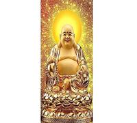 DCIDBEI Painting Río Buda 110 x 50 cm Diamantes Buda Lentejuelas Adultos Oro Religiones