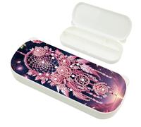 DCIDBEI Pintura Diamante Estuche de Lápiz 22x8.8cm Diamond Painting Organizador de Papelería Estuche Escolar Portátil Bolsa de Lápiz Mujer Hombre Estudiante Artista Atrapasueños