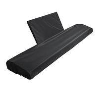 Dciustfhe Cubierta antipolvo para teclado de piano para 88 teclas, con cubierta de soporte para partituras de música, cubierta para piano eléctrico, a prueba de polvo y lavable