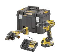 Juego de herramientas inalámbricas DeWALT, taladro DCD791 + amoladora angular DCG405 DCK2020P2T