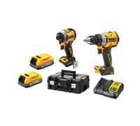 DCK2051E2T-QW Set taladro DCD800 + atornillador DCF850 18V