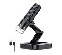 Dcluluwe Microscopio Digital InaláMbrico 50X-1000X AmpliacióN WiFi USB Handheld Mini Microscopio PortáTil CáMara Moneda Lupa