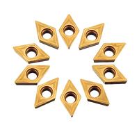 DCMT070204 - 10 cortadores de carburo DCMT 0702 para soporte de herramientas de torneado SDNCN