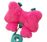 DCNIYT - Correa para mascotas, gatitos y cachorros se puede utilizar para evitar la explosión de correr, para garantizar la seguridad del transportador de tracción de tu mascota (rosa, XL (10-15 kg))