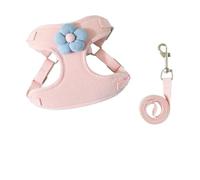 DCNIYT - Correa para perro, gatitos y cachorros se puede utilizar para evitar la explosión de correr, para garantizar la seguridad del transportador de tracción de tu mascota (rosa, S (0.5-3 kg))