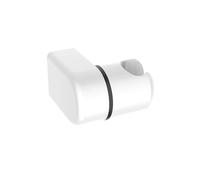 DCNIYT Soporte universal para cabezal de ducha de mano, ajustable, chapado completo, soporte para cabezal de baño, rotación estable (blanco)