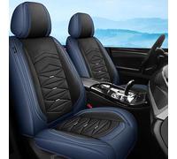 DcoAzoz Fundas de Asientos de Coche de Ajuste Universal para Peugeot 508 5008 2008 4007 4008 Protector de Cojín de Cuero Nappa Juego de Fundas de Asientos Delanteros y Traseros