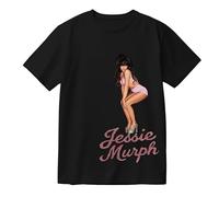 DCOKUS Jessie Murph Painted Lady Merch - Camiseta de algodón unisex de manga corta con cuello redondo, Negro, XXL