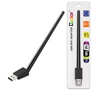 Dcolor WiFi USB MT7601 Dual Band 2.4GHz Antena USB2.0 WiFi Dongle Stick para decodificador DVB y TV Box, para PC Windows 2000/XP/Vista/7/10