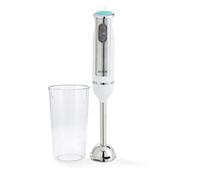 DCOOK BATIDORA Mano 600W C/Vaso MEDIDOR, Acero Inoxidable, Blanco, Estándar