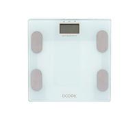 Dcook Gallery Báscula Mide Grasa Hasta 180kg - 30x30x2cm Otros Plasticos Pilas Incluidas Peso Máximo 180kg