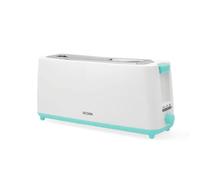 DCOOK GALLERY Tostador Ranura Larga 800W Blanco Mate Pies antideslizantes Protección contra sobrecalentamiento