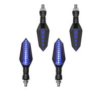 DCOZZ Intermitentes Moto Luces intermitentes LED de 12 V para motocicleta, luces delanteras y traseras para GSR750, para GSXS750, para GSXR 750, 600, SFV, SV 650, RM85