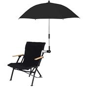 DCQRY Sombrilla para Silla con Abrazadera Universal Sombrilla de Playa Ajustable de 360° Protección UV Sombrilla Portátil para Cochecitos, Sillas de Ruedas, Sillas de Patio, Sillas de Playa Y(#1)