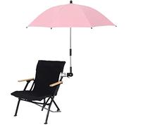 DCQRY Sombrilla para Silla con Abrazadera Universal Sombrilla de Playa Ajustable de 360° Protección UV Sombrilla Portátil para Cochecitos, Sillas de Ruedas, Sillas de Patio, Sillas de Playa Y(#3)
