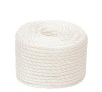 DCRAF Color: blanco, cuerda de trabajo blanca, 12 mm, 25 m, polipropileno