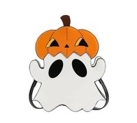 DCRYRPQES Bolso Bandolera Bolso de calabaza, moda, fantasma, parodia, dama, bandolera, festival occidental, Halloween, bolsos de hombro Moda