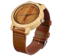 DCRYRPQES Relojes de Pulsera for Hombre, Reloj de Pulsera de Madera con Movimiento de Cuarzo for Mujer
