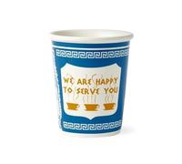 DCRYRPQES Taza de cerámica estilo retro de Nueva York. Estamos encantados de servirle. Taza de café for la oficina. Tazas de Cafe(Large(10 Ounces))