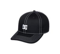 Dcshoes DC Cap Star, Gorra con Ajuste Posterior a Presión para Hombre Negro