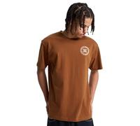 Dcshoes DC Corpo FB HSS - Camiseta de Manga Corta para Hombre, Color marrón