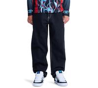 Dcshoes Jeans Holgados de Mezclilla para jóvenes y niños, Color Negro