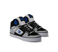 Dcshoes - Pure High-Top Leather Shoes, Zapatillas Hombre, Schwarz, 43 EU