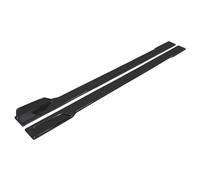 DCSNXZF Faldones Laterales de Coche para Mazda 3 2020-2025, Carrocería Falda Lateral Separador de Labios de Alerón Difusor Accesorio,A-Black