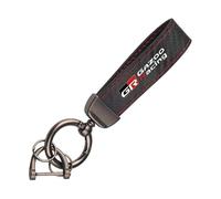 DCSNXZF Llavero de Coche para Gr Gazoo Racing, Llaveros Llavero De Coche Doble Anillo Llaveros Originales Accesorio,Red