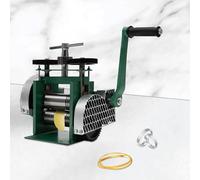 DCSYOG Máquina de laminación manual 3 en 1, 120 mm, laminador combinado, laminador manual para joyas para platino/K-oro/latón/aluminio