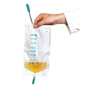 DCT H7 0503-NW30 - Bolsa para piernas (orificio lateral, 30 cm, 750 ml, 10 unidades)