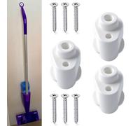 dctgrar Paquete de 3 soportes de pared compatibles con Swiffer WetJet, colgador de fregona que ahorra espacio para almacenamiento de secado rápido, organizador para lavandería y almacenamiento en el
