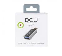 DCU Advance Tecnologic - 30402030 cambiador de género para cable USB A USB C Gris