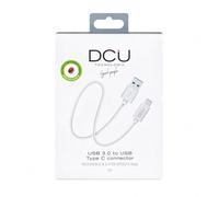 DCU Advance Tecnologic - 30402065 cable USB 2 m USB 3.2 Gen 1 (3.1 Gen 1) USB C USB A Blanco