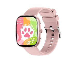 DCU PlayMe Smartwatch Infantil, Pantalla TFT 1,83", 15+ Juegos, 22 Modos Deportivos, Monitor de Salud, 6-12 Años, Sin conexión a teléfono, No Requiere Tarjeta SIM (Rosa)