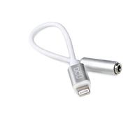 DCU Tecnologic Adaptador Lightning/Jack 3.5mm Macho/Hembra 15cm