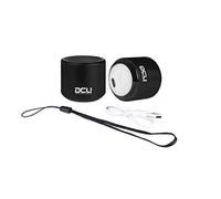 DCU TECNOLOGIC Altavoces Bluetooth, Inalámbricos, Pack 2 Mini Altavoces, hasta 4 h de reproducción con Sonido Sonido Estéreo, Negro