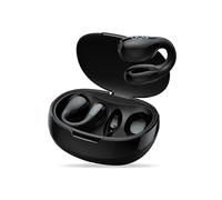 DCU TECNOLOGIC - Auriculares Bluetooth 5.3 Clip Buds - Inalámbricos - Tiempo de Uso Continuo 7H (una Sola Carga) - Color: Negro