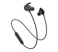 DCU TECNOLOGIC | Auriculares Bluetooth | Sport | Estéreo | Cancelación de Ruido: DSP | Manos Libres | para Hacer Deporte (Negro)