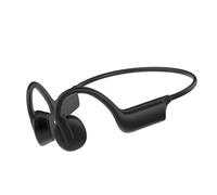 DCU TECNOLOGIC Auriculares de Conducción Ósea, Bluetooth 5.0, Resistente al Sudor IPX4, 12 Horas de Batería, OpenEar, Negro