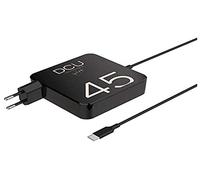 DCU TECNOLOGIC | Cargador para Ordenador portátil | Compatible con Ordenadores portátiles con Entrada USB Tipo C como Macbook/Pro, Lenovo, HP, DELL, Acer, ASUS, Huawei | Soporta protocolo PD | 45W