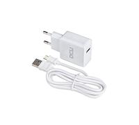 DCU Tecnologic Cargador USB 2.4A + Cable MicroUSB 1m