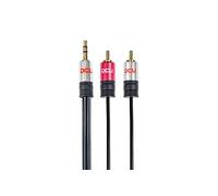DCU TECNOLOGIC - Conexion Jack 3,5 St. M - 2 RCA M 3M