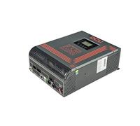 DCU Tecnologic | Inversor Solar Híbrido | Funciones de inversor, Cargador Solar con regulador y Cargador de baterías | 2KVA-1600W DC24V | Negro