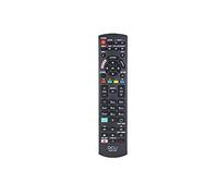 DCU TECNOLOGIC | Mando a Distancia PANASONIC | Control Remoto TV LCD/LED | Compatible con PANASONIC TV | Botón para Netflix | Negro