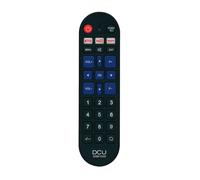DCU TECNOLOGIC - Mando Universal para TV LG, Samsung, Sony, Philips y Panasonic - Botón para Netflix, Video y Youtube - Distancia: +8 Metros