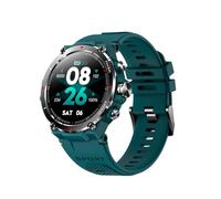 DCU TECNOLOGIC | Smartwatch GPS | Reloj Inteligente | Pantalla Táctil Amoled HD | 14 Modos Deporte | Notificaciones Apps y Llamadas | IP68* | Cian